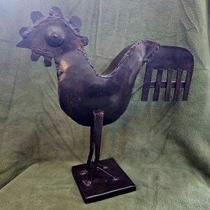 Vintage Primitive Folk Art Rooster